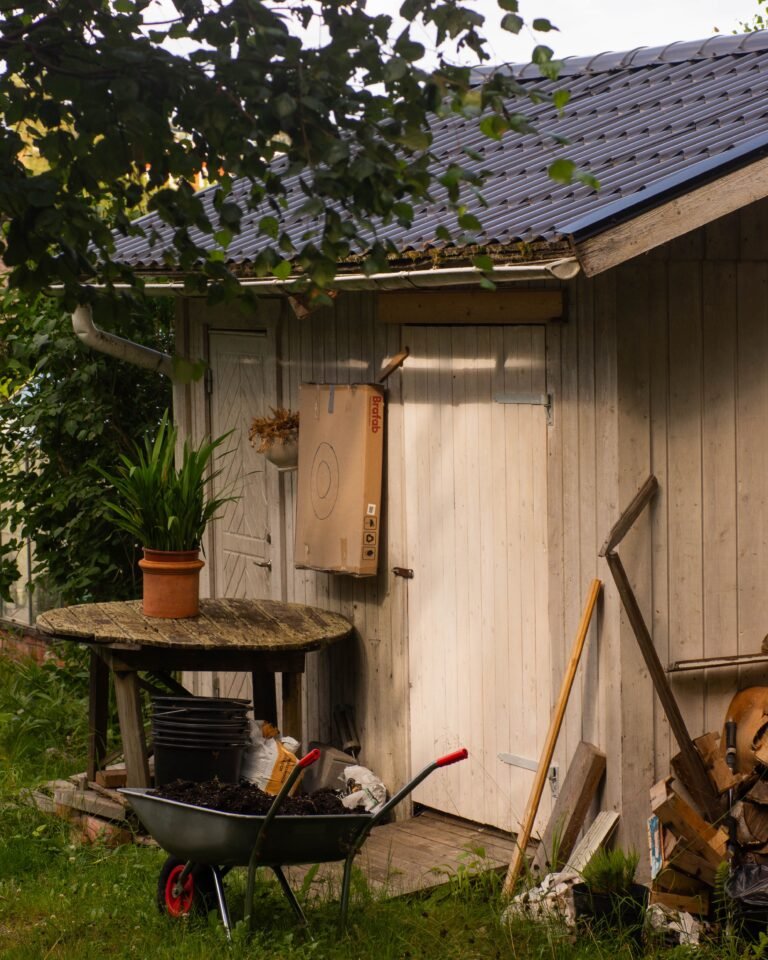 Boiler in an Outside Shed