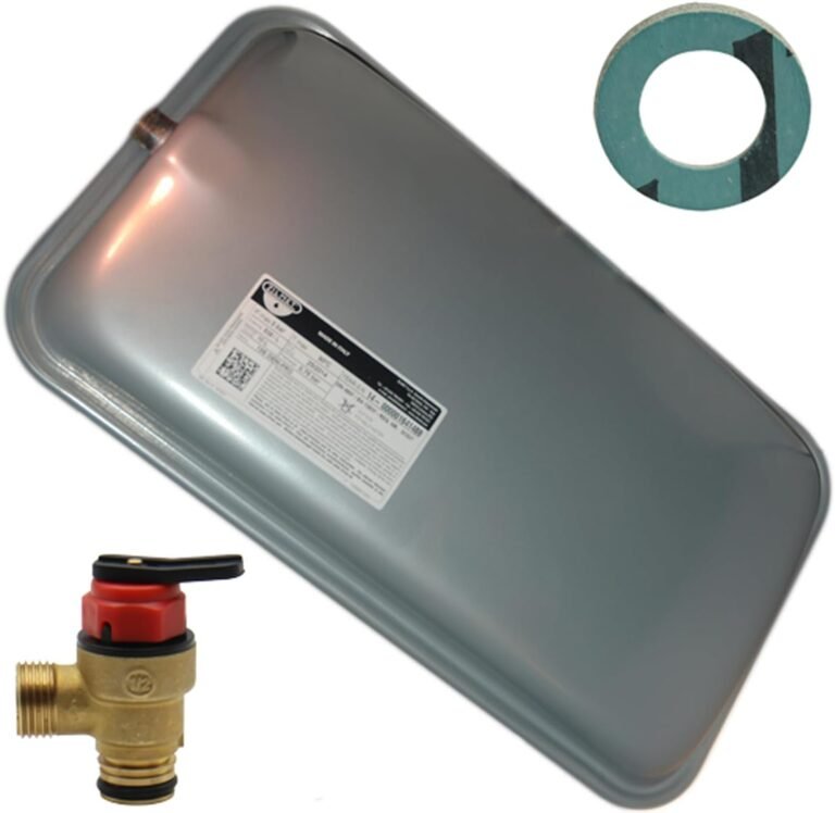 Expansion vessel pressure check on a combination boiler